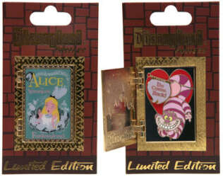 Disneyland Hinged Attraction Posters - Alice and Wonderland - Fantasyland - DLR