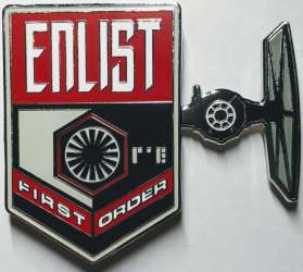 48427 - Star Wars Galaxy's Edge - Logo Slider - Imperial Tie Pilot and Fighter Ship alternate image