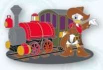 Characters in Big Thunder Mountain - Daisy and Big Thunder Locomotive - DLP