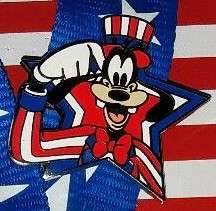 48538 - Mickey Mouse & Friends Patriotic Pin Trading Starter Set - Goofy Only Patriotic star alternate image