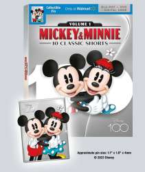65877 - Disney100 Walmart Blu-ray Exclusive GWP Pins - Mickey and Minnie Sculpted Pin - Disney Licensed alternate image