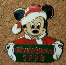 Santa Mickey Mouse Christmas 1990