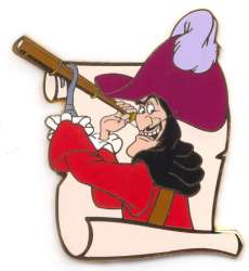 Click to view the Captain Hook with a Telescope atop a Map details