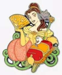 Belle with Chip and Footstool