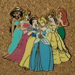 66007 - Princesses - Princess Collection Group - Jasmine, Aurora, Snow White, Cinderella, Belle, Ariel - Disney Licensed alternate image