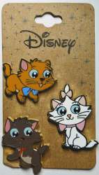 Boxlunch - Disney - Chibi Aristocats Kitten Pin Set - Full Set - DLIC