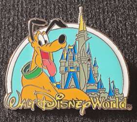 Where Dreams Come True Deluxe Cinderella Castle Starter Set - Pluto ONLY - WDW