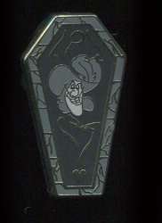 2012 Hidden Mickeys - Villain Coffins - Captain Hook - DLR
