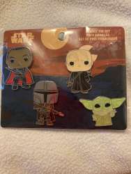 Funko POP! - Star Wars - Mandalorian 4-pin set (Walmart Exclusive) - LFLY