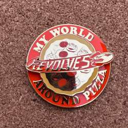 Click to view the Pizza Planet Aliens Disney Flair Set - My World Revolves Around Pizza Spinner ONLY details