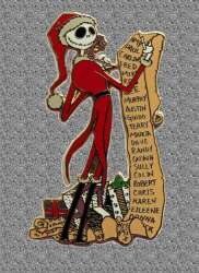 66380 - The Nightmare Before Christmas - Santa Jack Skellington Checking His List - Disney Auctions alternate image