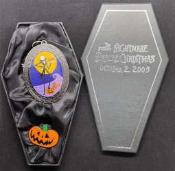 66508 - Haunted Mansion Holiday 2003 - Jack Skellington Ornament and Pin Set - Pumpkin Pin Only - Disneyland Resort alternate image