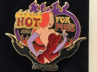 66549 - Pin Trading Nights 2008 - Jessica Rabbit Hot for Pins 2008 - Disneyland Resort alternate image