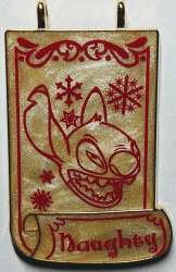 WDW/DLR - Santa Mickey's Naughty & Nice List Set - Stitch Only