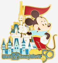 49051 - Loungefly - Walt Disney World 50th Anniversary - Mickey & Cinderella Castle - Loungefly alternate image