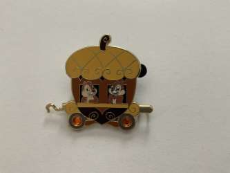 66768 - D23 Train Pin Set - Chip & Dale - Disney Fan Club alternate image