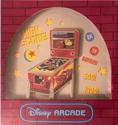 Disney Arcade - Cars Pinball - DLR