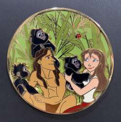 66809 - Fantasy Pin Series: Visionary Pins - Tarzan and Jane - Fantasy Unlicensed alternate image