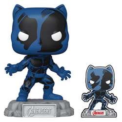 66892 - Funko Pop! & Pin: The Avengers: Earth's Mightiest Heroes - 60th Anniversary - Black Panther - Loungefly alternate image