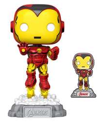 66894 - Funko Pop! & Pin: The Avengers: Earth's Mightiest Heroes - 60th Anniversary - Iron Man - Loungefly alternate image