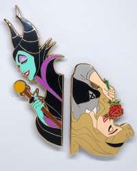 66922 - Fantasy Pin Series: Yoyo's Alley - Briar Rose & Maleficent - Fantasy Unlicensed alternate image