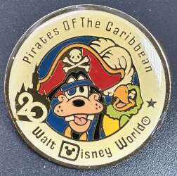 67034 - Walt Disney World 20th Anniversary - Pirates of the Caribbean - Goofy and Parrot - Walt Disney World alternate image