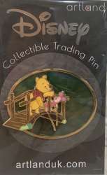 67050 - Artland - Pin on Glass Series - POOH STICKS - Winnie the Pooh and piglet - Artland / ACME alternate image