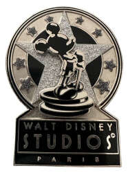 'Walt Disney Studios Park - Mickey Statue Logo (Silver Glitter Stars Variant) - DLP'