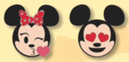 67064 - Disneyland Paris Emoji Collection - Mickey And Minnie Mouse Emoji Pins - Disneyland Resort Paris alternate image