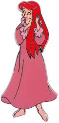 Ariel in Pink Nightgown