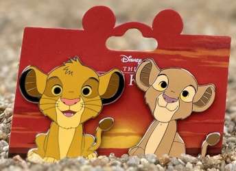 The Lion King - Simba and Nala as cubs 2-pin set - DLP