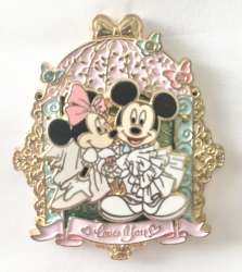 Mickey and Minnie Wedding Love You