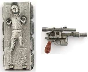 Han Solo Carbonite & Blaster Pins