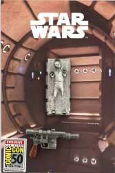 50712 - SDCC 2019 - Star Wars - Han Solo Carbonite & Blaster Pins - Disney Licensed alternate image