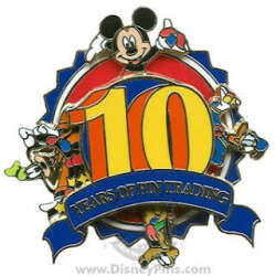 Disney Pin Trading 10th Anniversary
