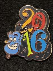 2016 Dated Year Pins - Mini Pin Set - Genie - WDW