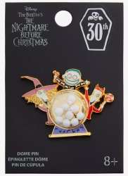 67272 - Nightmare Before Christmas 30th Anniversary - Lock, Shock, & Barrel Snow Globe - Loungefly alternate image