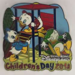 67441 - Children's Day - 2018 - Huey, Dewey, and Louie Playground Slider - Hong Kong Disneyland alternate image