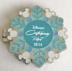 'Resort Holiday Collection 2014: Hinged Snowflakes - Disney’s Contemporary Resort — Skating Mickey Mouse - WDW'