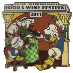 67459 - EPCOT International Food & Wine Festival 2011 - 2011 - DVC Exclusive - Donald and Nephews in Italy - Walt Disney World alternate image