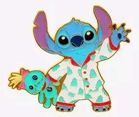 67497 - Hot Topic - Lilo & Stitch Holiday Morning Mystery Collection - Stitch holding Scrump - Loungefly alternate image