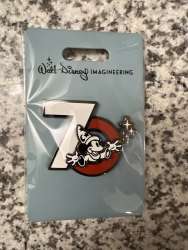 Walt Disney Imagineering 70th Anniversary - 70th Anniversary Imagineering Mickey (white &amp; red variant) - WDI