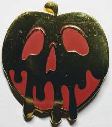 Disney Flair Collection - Who is the Fairest One of All? and Apple Pin Set — Gold Poison Apple ONLY - MLT