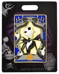 67565 - Pink A La Mode (PALM) - The Nightmare Before Christmas Stained Glass Series - Jack Skellington - Disney Licensed alternate image