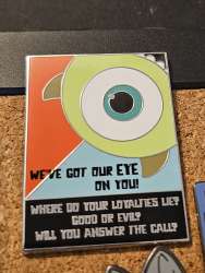 Heroes vs Villains Pin Event - Recruitment Poster Series - Mike Wazowski - WDW