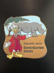 22354 - Disney's Animal Kingdom: Characters with Animals Mystery Collection - Ludwig von Drake (Ceratotherium Simum) - Walt Disney World alternate image
