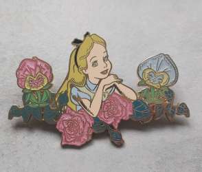 67627 - Disney Pins Blog (DPB) Exclusives - Alice In Wonderland Singing Flowers - Disney Licensed alternate image