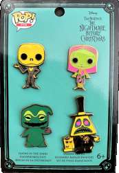 Funko Pop! - Disney - Nightmare Before Christmas Glow-in-the-Dark Set - LFLY