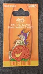 67783 - Mickey's Not So Scary Halloween Party (MNSSHP) 2013 - Pumpkin Boxed Set - Witch Tinker Bell on Hinged Free-D Pumpkin ONLY - Walt Disney World alternate image