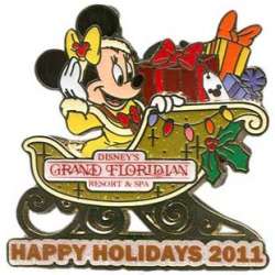 'Resort Holiday Collection 2011: Sleighs - Grand Floridian Resort - Minnie Mouse - WDW'